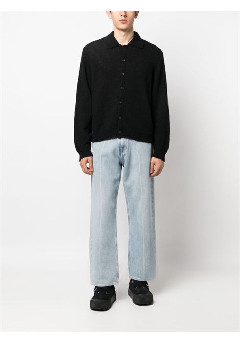 maglia evening polo uomo nera OUR LEGACY | M4213ECFSE